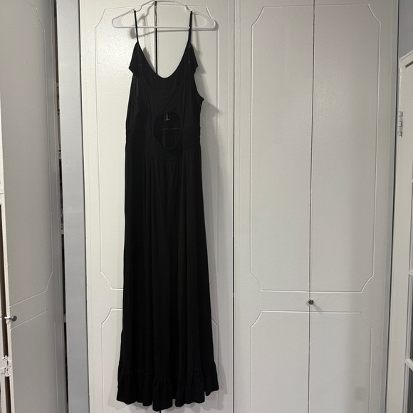 NWT Express Black High Low Maxi Dress - Picture 2 of 11